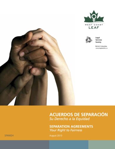 Separation Agreements Spanish